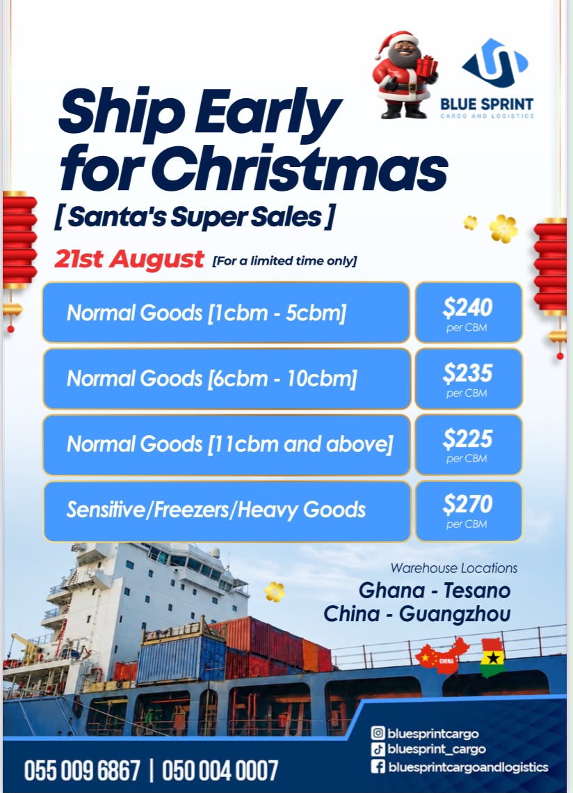 Blue Sprint Santa Super Sales Promo - Ending Tuesday October 20, 2026